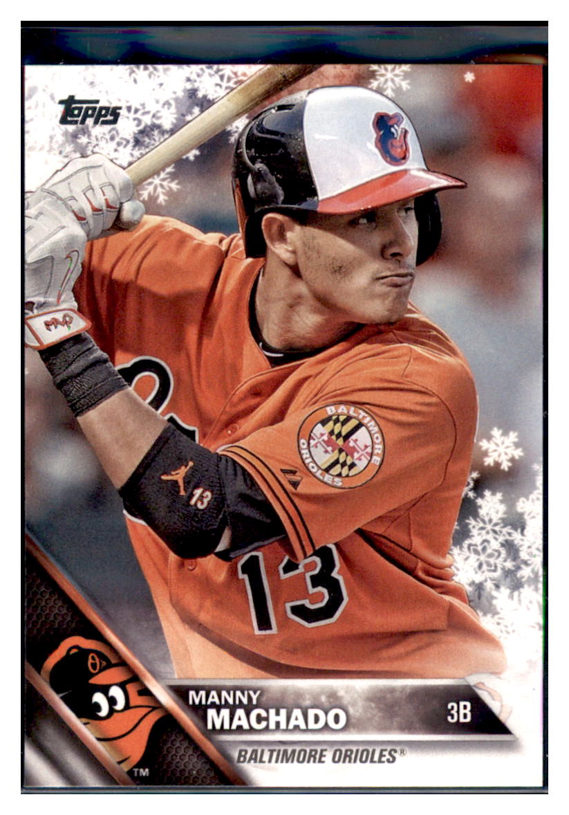 2016 Topps Manny Machado Baltimore Orioles #175 Baseball card MATV4A simple Xclusive Collectibles