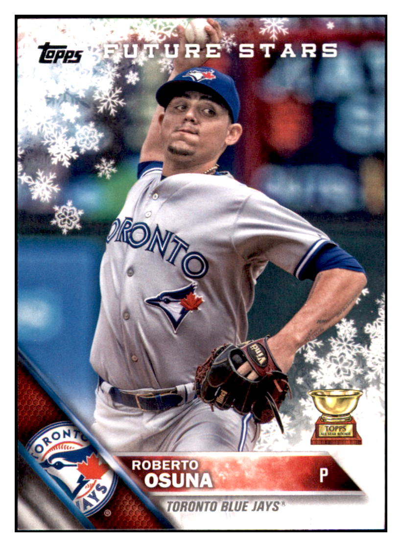 2016 Topps Holiday Roberto Osuna Toronto Blue Jays #HMW166 Baseball
card MATV4A simple Xclusive Collectibles