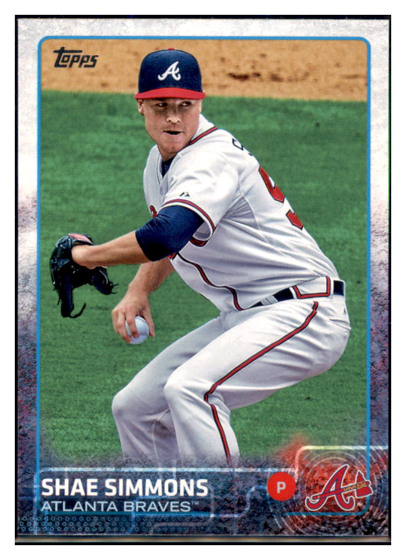 2015 Topps Shae Simmons  Atlanta Braves #462 Baseball card   MATV4A simple Xclusive Collectibles