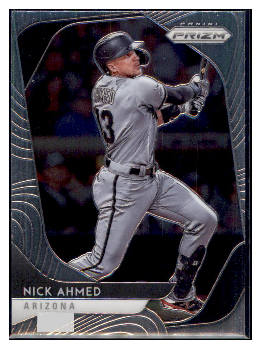 2020 Panini Prizm Nick Ahmed  Arizona Diamondbacks #179 Baseball
  card   MATV4A simple Xclusive Collectibles   
