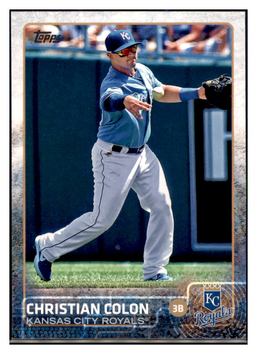 2015 Topps Christian Colon  Kansas City Royals #495 Baseball card   MATV4A simple Xclusive Collectibles