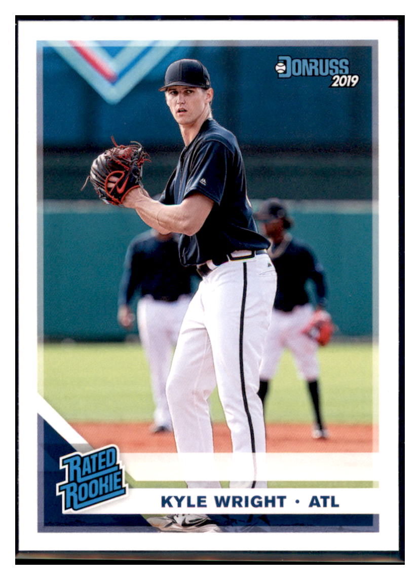 2019 Donruss Kyle Wright  Atlanta Braves #44 Baseball card   MATV4A simple Xclusive Collectibles