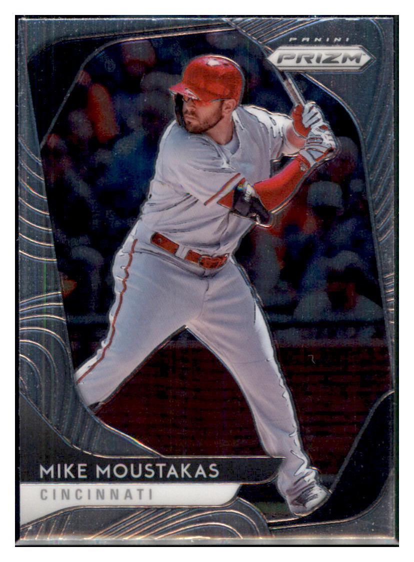 2020 Panini Prizm Mike Moustakas Cincinnati Reds #23 Baseball card MATV4A simple Xclusive Collectibles