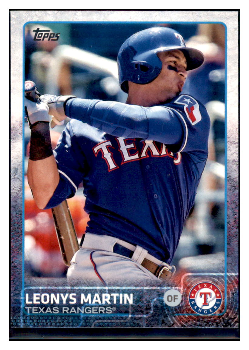 2015 Topps Leonys Martin Texas Rangers #417 Baseball card MATV4A simple Xclusive Collectibles