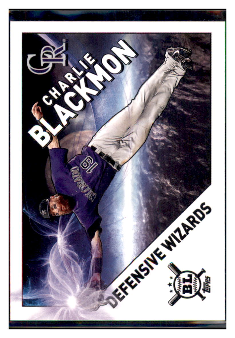 2020 Topps Big League Charlie
  Blackmon  Colorado Rockies #DW-10
  Baseball card   MATV4A simple Xclusive Collectibles