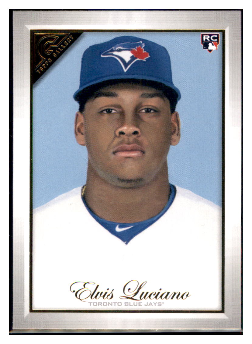 2019 Topps Gallery Elvis Luciano Toronto Blue Jays #112 Baseball card MATV4A simple Xclusive Collectibles