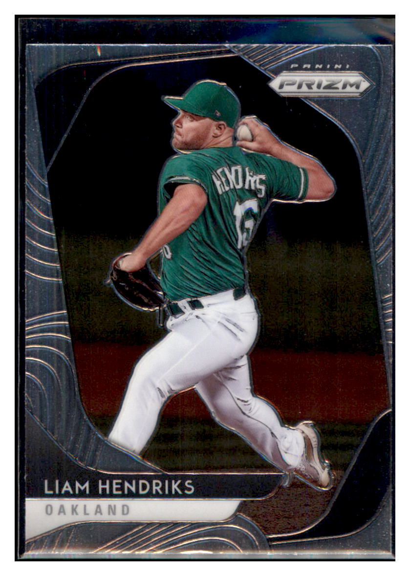 2020 Panini Prizm Liam Hendriks  Oakland Athletics #65 Baseball card   MATV4A simple Xclusive Collectibles   