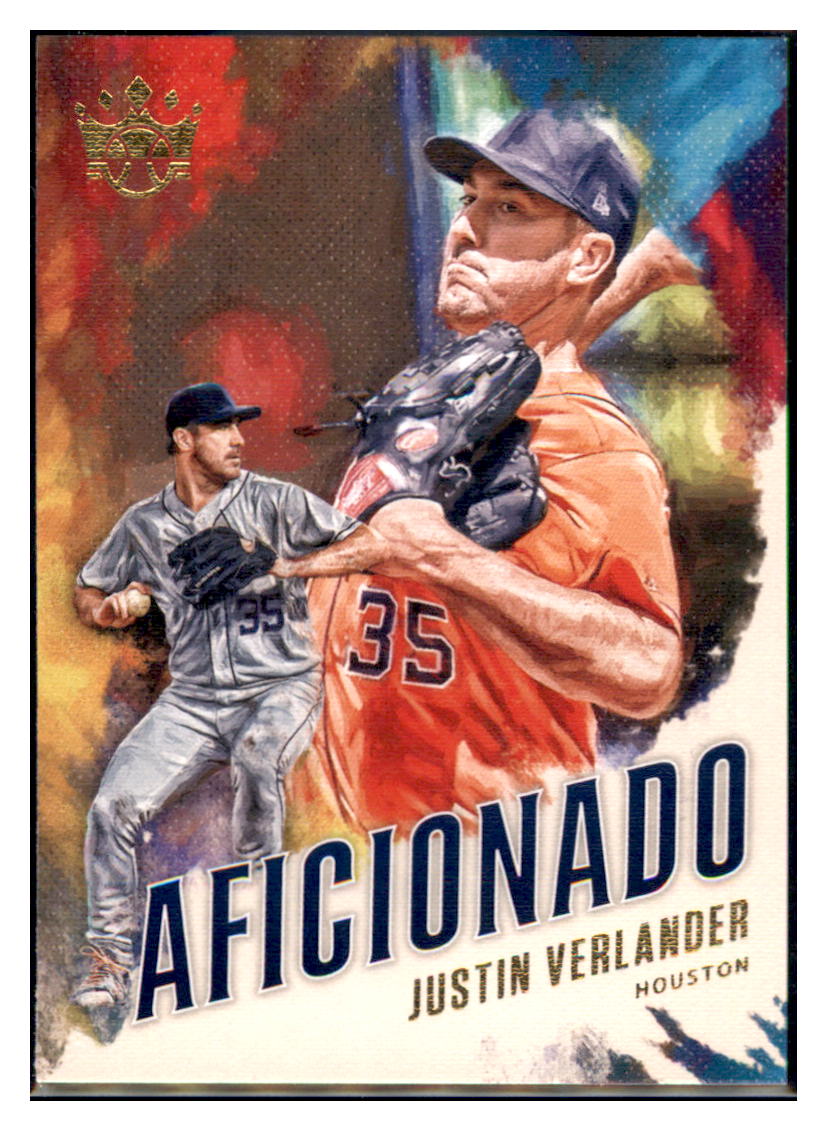 2020 Panini Diamond Kings Justin
  Verlander  Houston Astros #A-13
  Baseball card   MATV4A simple Xclusive Collectibles   