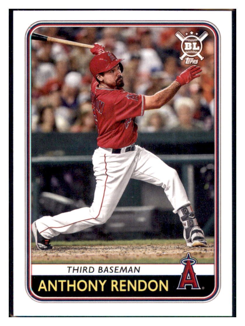 2020 Topps Big League Anthony Rendon  Los Angeles Angels #214 Baseball card   MATV4A simple Xclusive Collectibles   