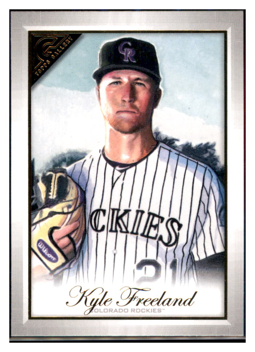 2019 Topps Gallery Kyle Freeland  Colorado Rockies #79 Baseball card   MATV4A simple Xclusive Collectibles