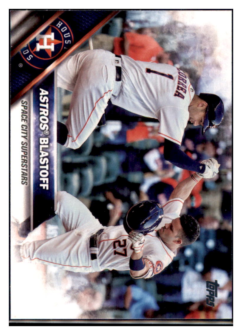 2016 Topps Update Astros Blastoff (Carlos
  Correa / Jose Altuve) VC  Houston
  Astros #US27 Baseball card   MATV4A simple Xclusive Collectibles   