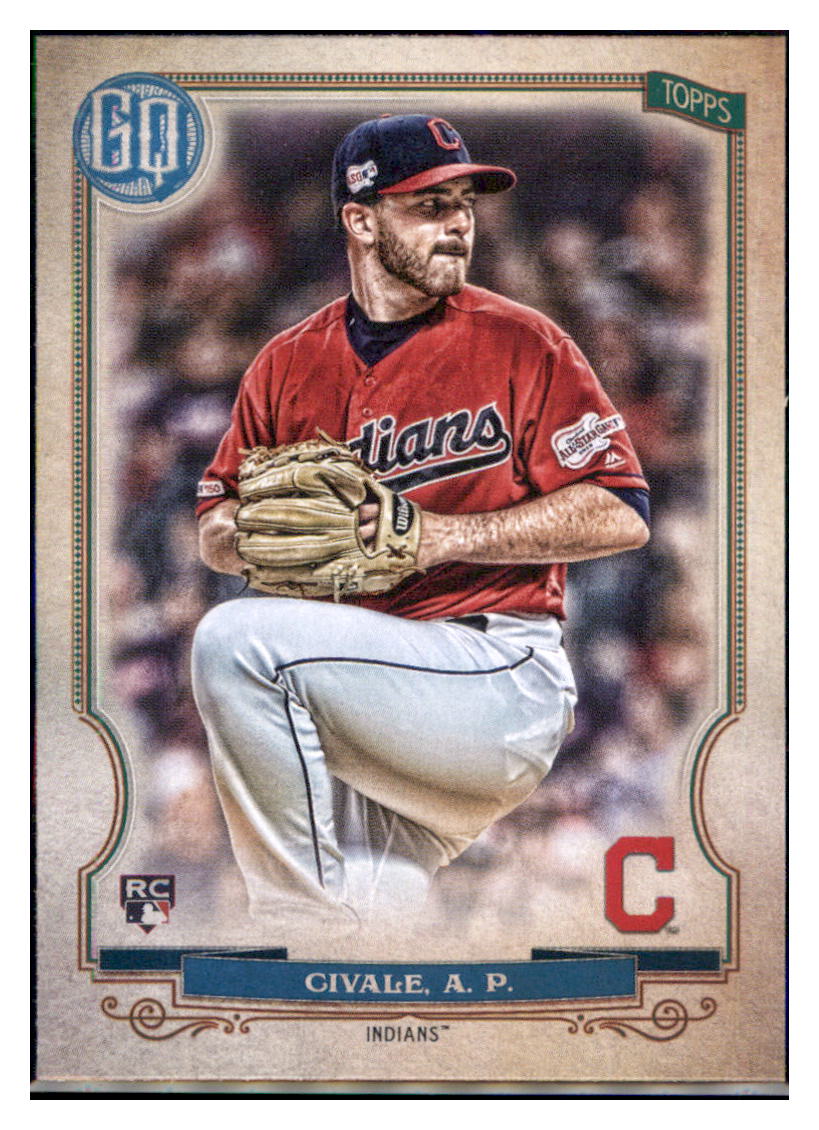 2020 Topps Gypsy Queen Aaron Civale Cleveland Indians #232 Baseball card MATV4A simple Xclusive Collectibles