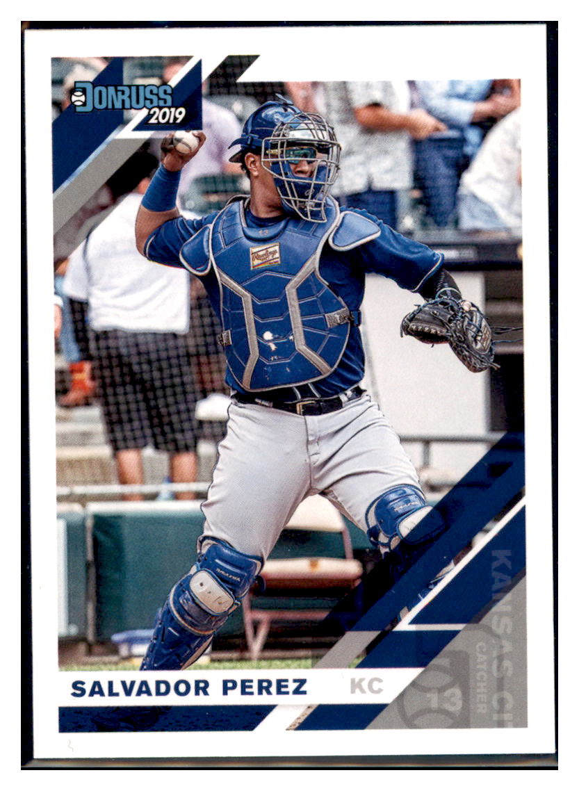 2019 Donruss Salvador Perez  Kansas City Royals #179 Baseball card   MATV4A simple Xclusive Collectibles