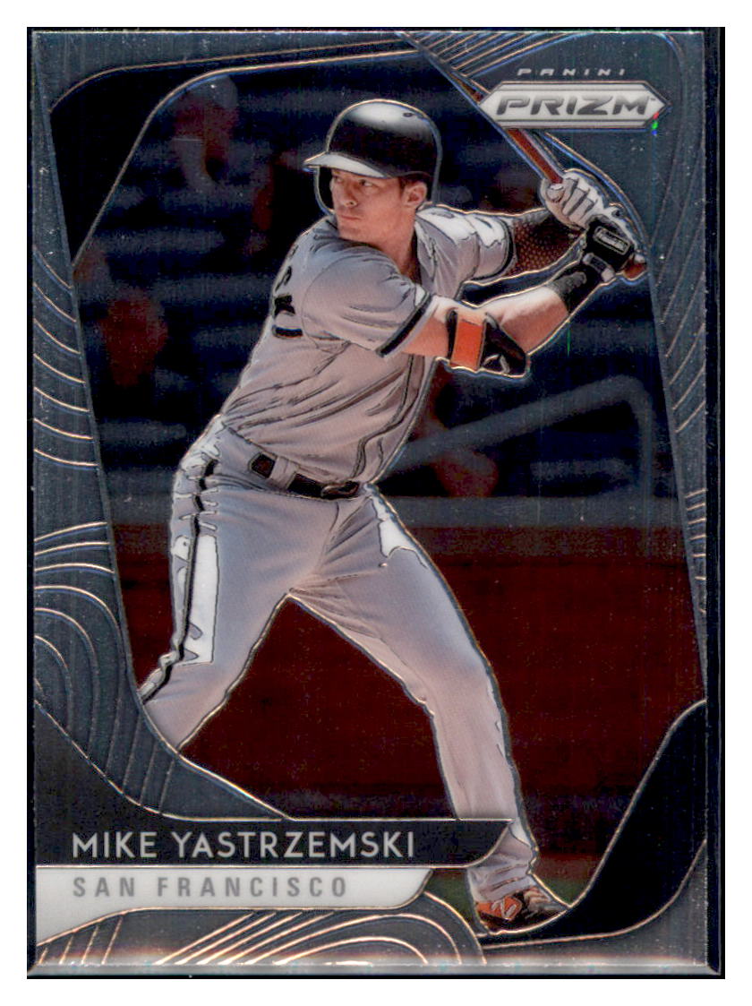 2020 Panini Prizm Mike Yastrzemski  San Francisco Giants #223 Baseball
  card   MATV4A simple Xclusive Collectibles   