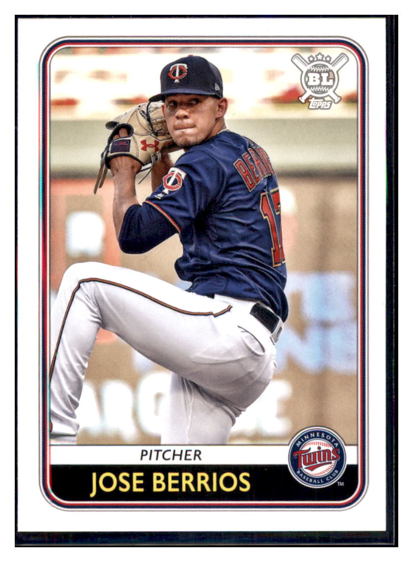 2020 Topps Big League Jose Berrios  Minnesota Twins #161 Baseball card   MATV4A simple Xclusive Collectibles