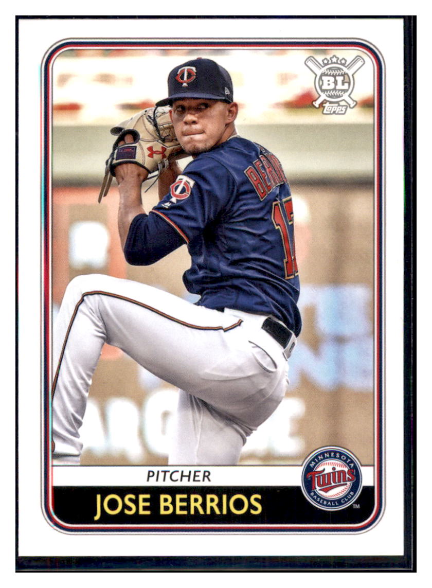 2020 Topps Big League Jose Berrios Minnesota Twins #161 Baseball card  MATV4A