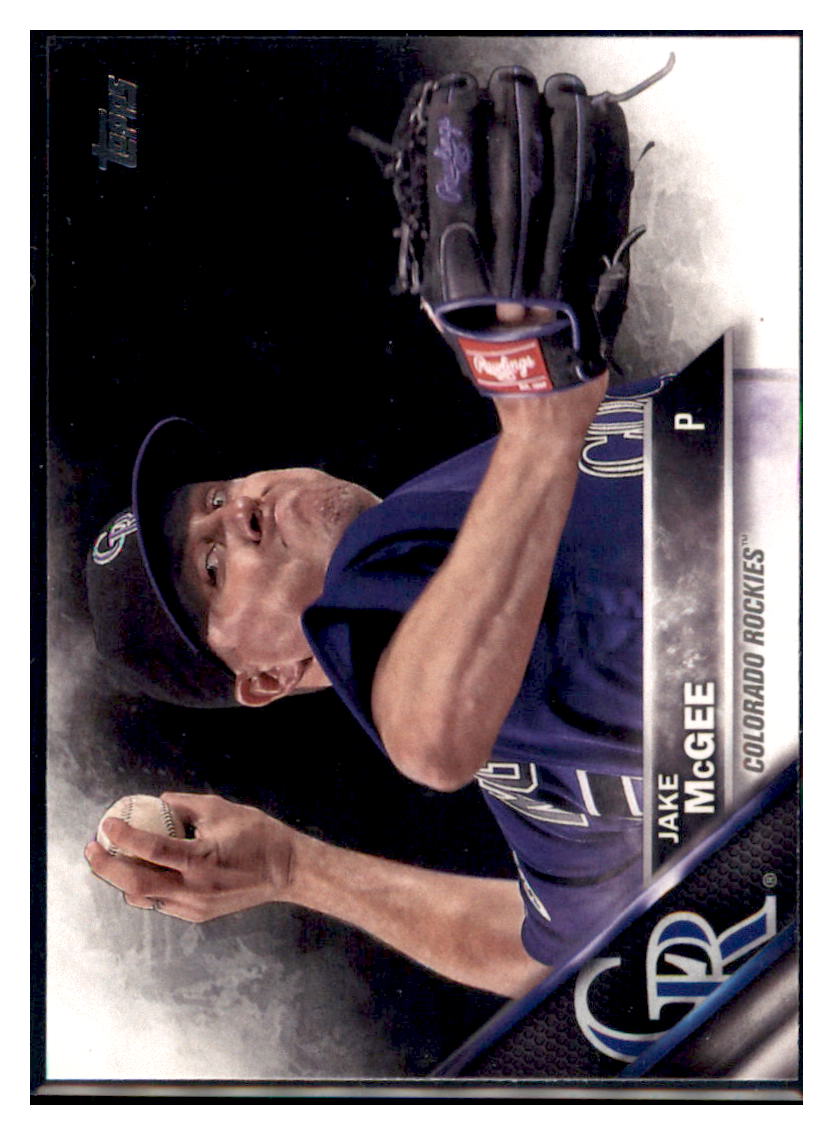 2016 Topps Update Jake McGee  Colorado Rockies #US90 Baseball card   MATV4A simple Xclusive Collectibles