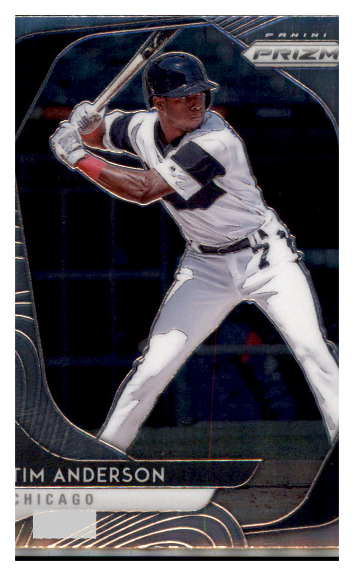 2020 Panini Prizm Tim Anderson Chicago White Sox #161 Baseball card MATV4A simple Xclusive Collectibles