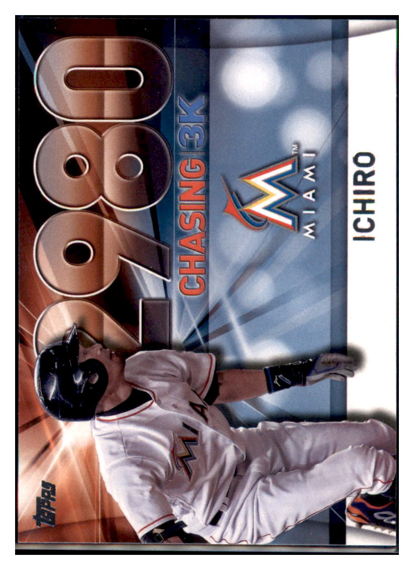 2016 Topps Update Ichiro  Miami Marlins #3000-50 Baseball card   MATV4A simple Xclusive Collectibles   