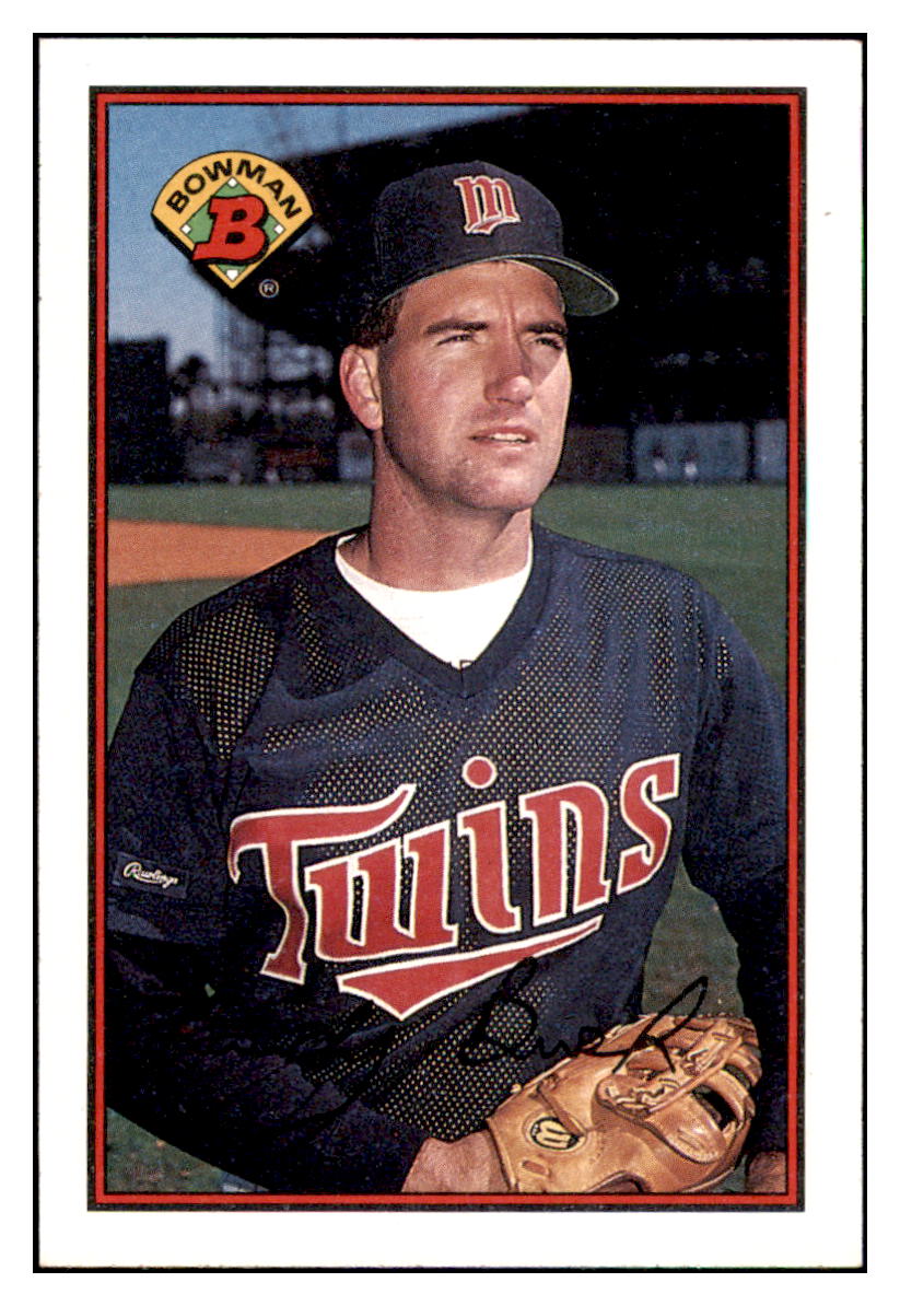 1989 Bowman Randy Bush Minnesota Twins #164 Baseball card MATV4A simple Xclusive Collectibles