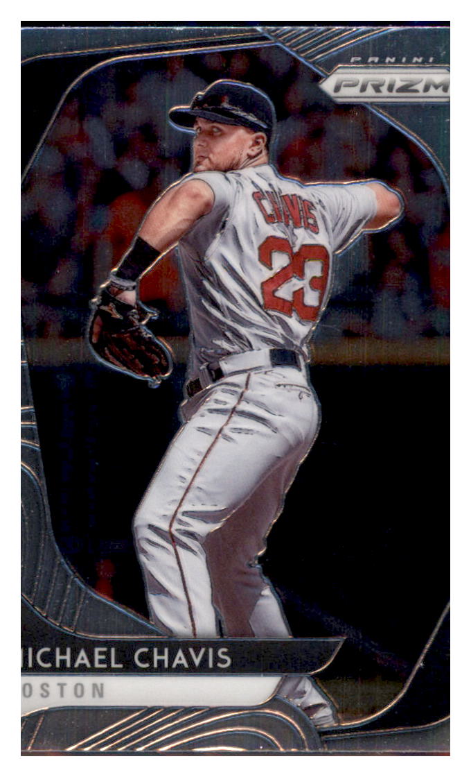 2020 Panini Prizm Michael Chavis Boston Red Sox #91 Baseball card MATV4A simple Xclusive Collectibles