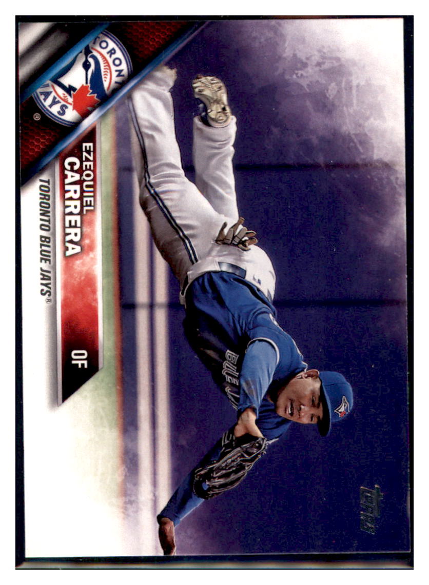 2016 Topps Update Ezequiel Carrera Toronto Blue Jays #US179 Baseball card MATV4A simple Xclusive Collectibles