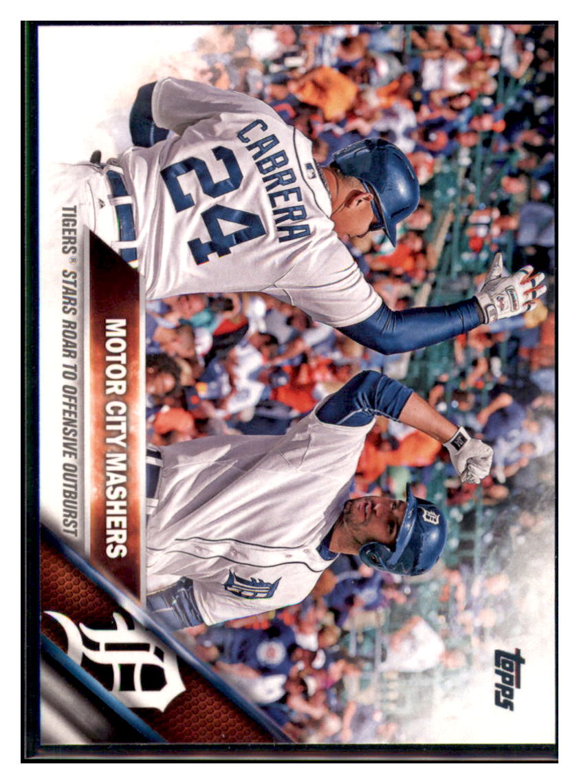 2016 Topps Miguel Cabrera / J.D. Martinez
SN2016, CL Detroit Tigers #94 Baseball
card MATV4A simple Xclusive Collectibles