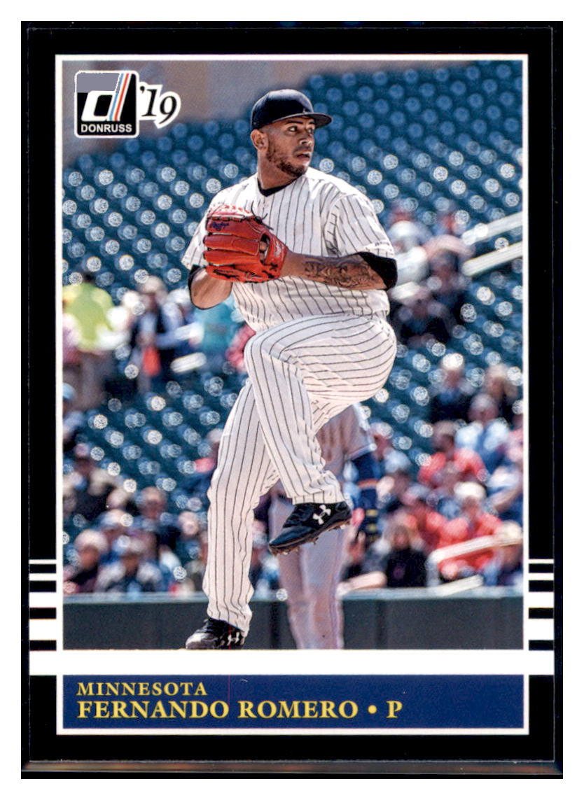2019 Donruss Fernando Romero  Minnesota Twins #207 Baseball card   MATV4A simple Xclusive Collectibles