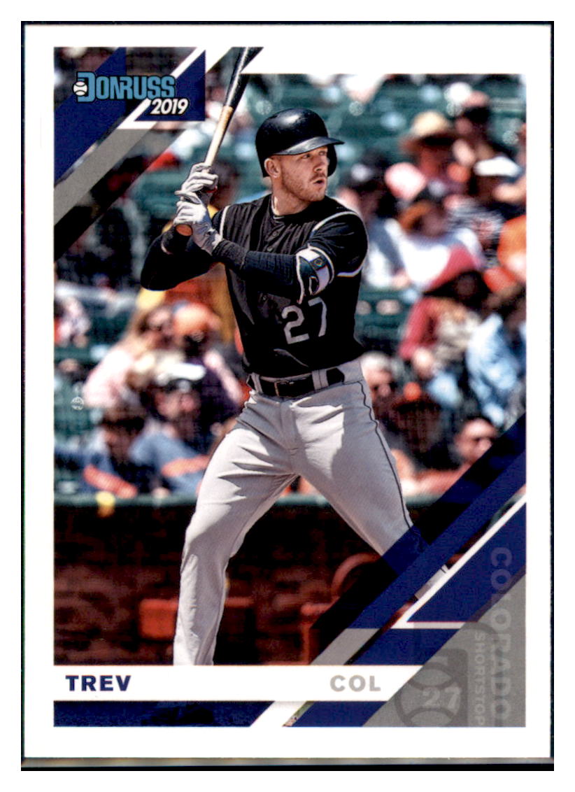 2019 Donruss Trevor Story Colorado Rockies #185b Baseball card MATV4A simple Xclusive Collectibles