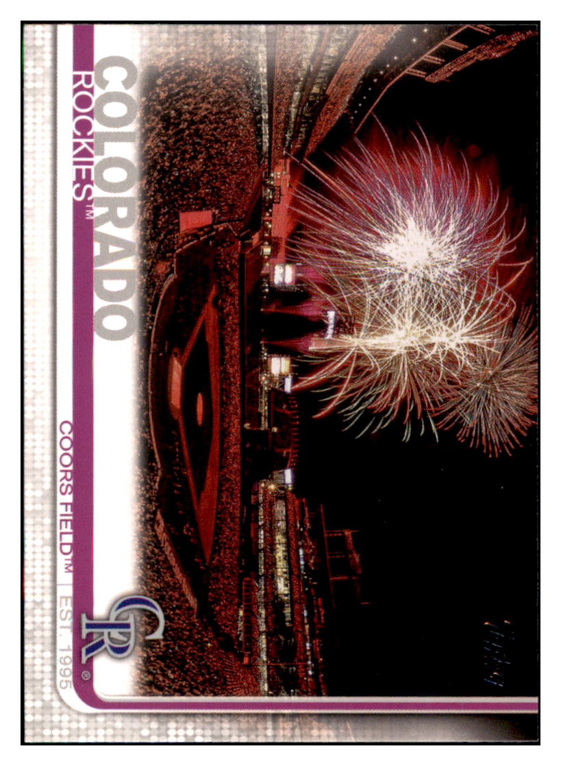 2019 Topps Coors Field Colorado Rockies #604 Baseball card MATV4A simple Xclusive Collectibles