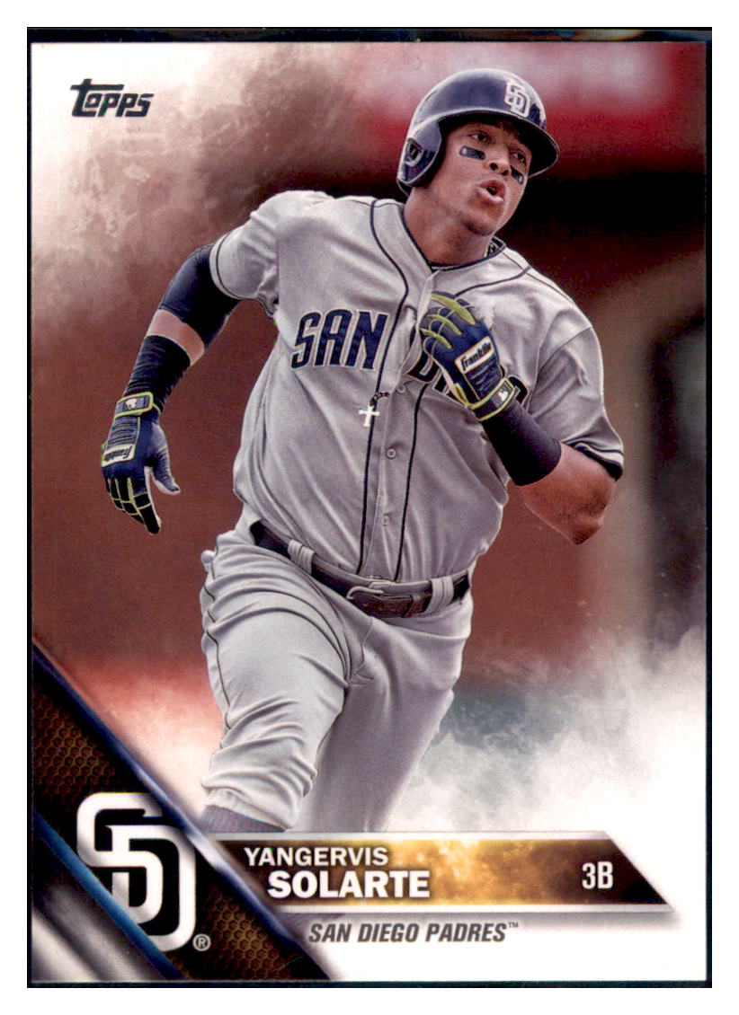 2016 Topps Yangervis Solarte San Diego Padres #148 Baseball card MATV4A simple Xclusive Collectibles