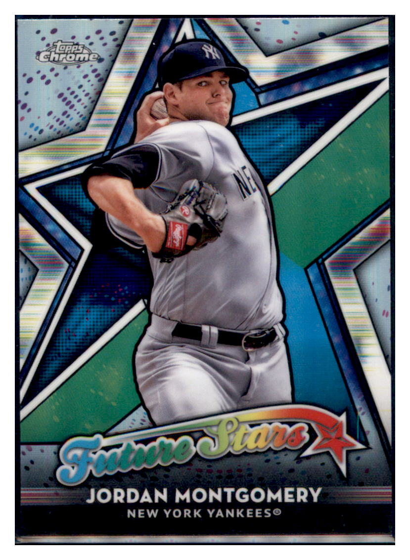2018 Topps Chrome Jordan Montgomery New York Yankees #FS-7 Baseball card MATV4A simple Xclusive Collectibles