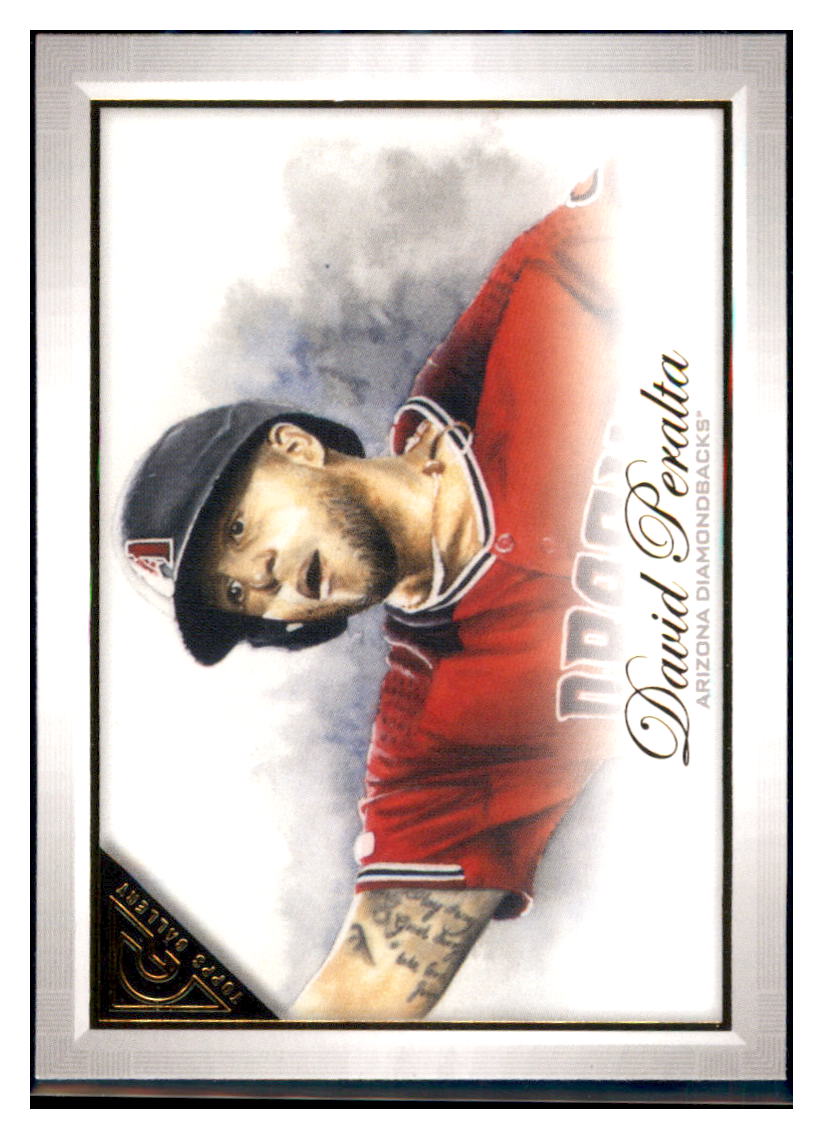2019 Topps Gallery David Peralta Arizona Diamondbacks #8 Baseball card MATV4A simple Xclusive Collectibles