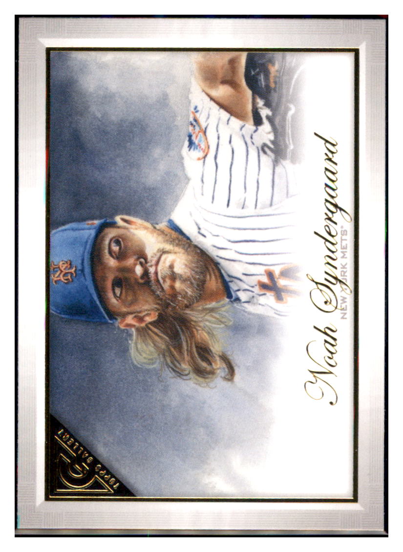 2019 Topps Gallery Noah Syndergaard New York Mets #93 Baseball card MATV4A simple Xclusive Collectibles