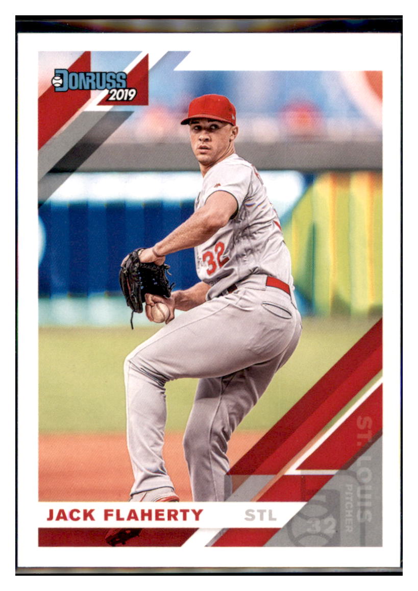 2019 Donruss Jack Flaherty St. Louis Cardinals #176 Baseball card MATV4A simple Xclusive Collectibles