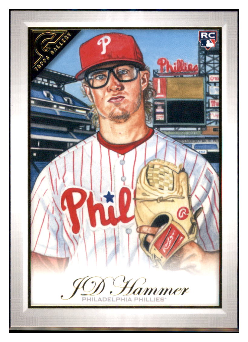 2019 Topps Gallery JD Hammer  Philadelphia Phillies #124 Baseball
  card   MATV4A simple Xclusive Collectibles