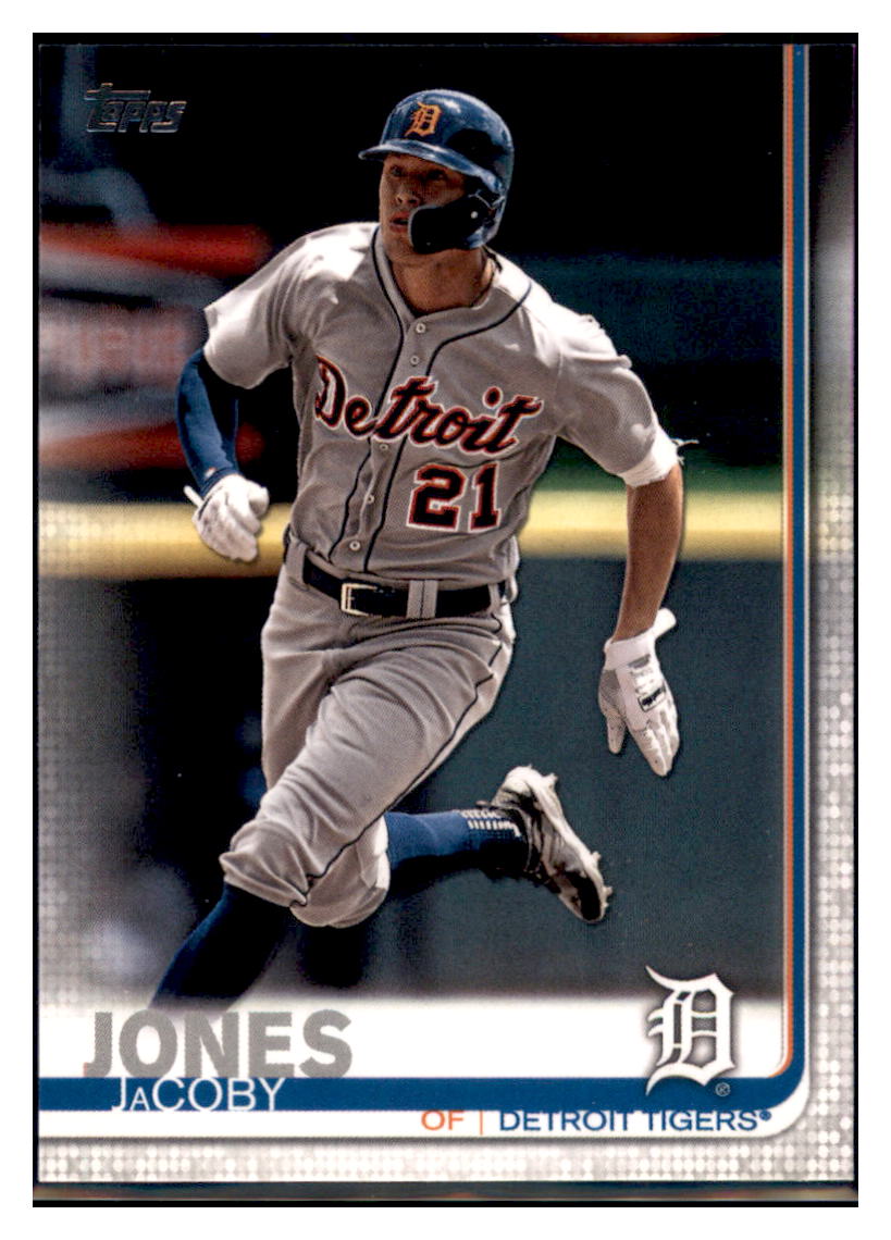 2019 Topps JaCoby Jones Detroit Tigers #493 Baseball card MATV4A simple Xclusive Collectibles