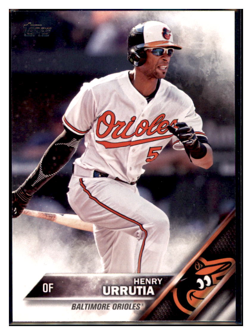 2016 Topps Henry Urrutia  Baltimore Orioles #158 Baseball card   MATV4A simple Xclusive Collectibles