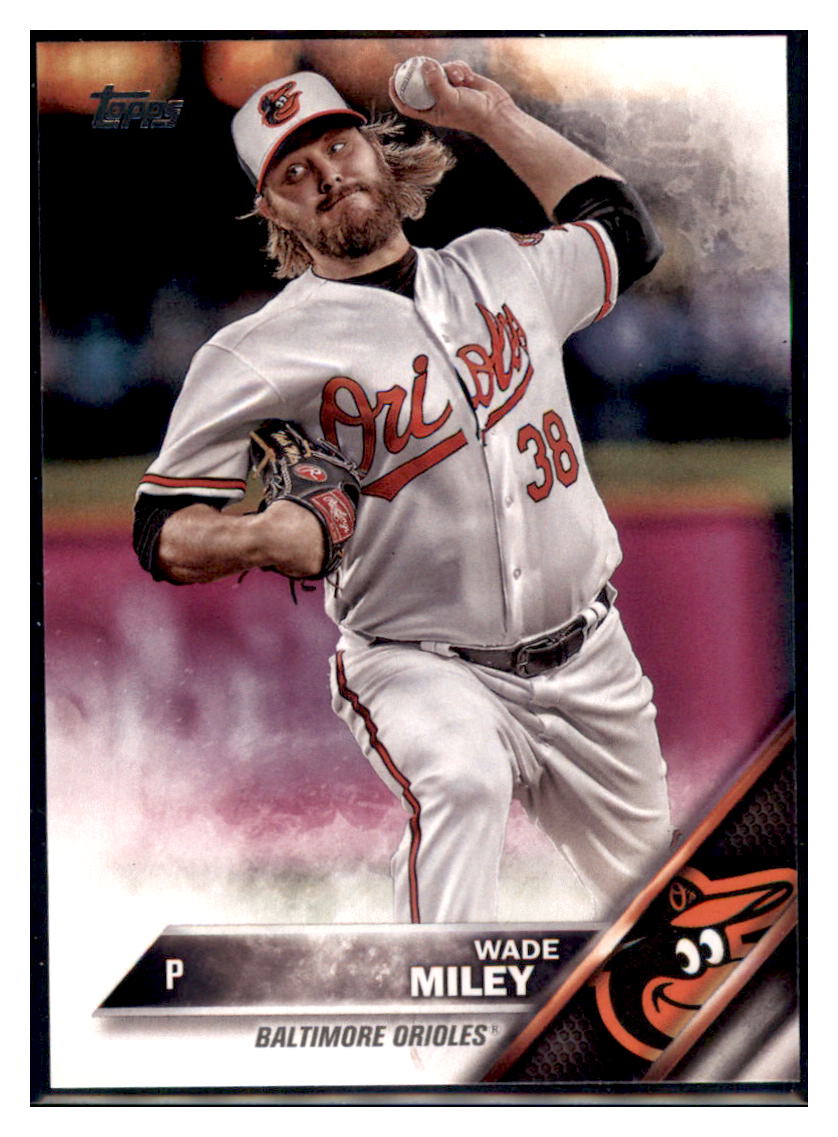 2016 Topps Update Wade Miley Baltimore Orioles #US77 Baseball card MATV4A simple Xclusive Collectibles