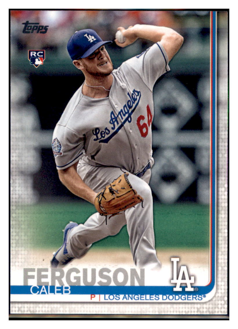 2019 Topps Caleb Ferguson Los Angeles Dodgers #452 Baseball card MATV4A simple Xclusive Collectibles