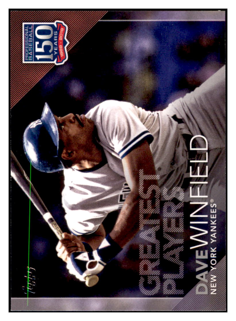 2019 Topps Dave Winfield New York Yankees #GP-31 Baseball card MATV4A simple Xclusive Collectibles