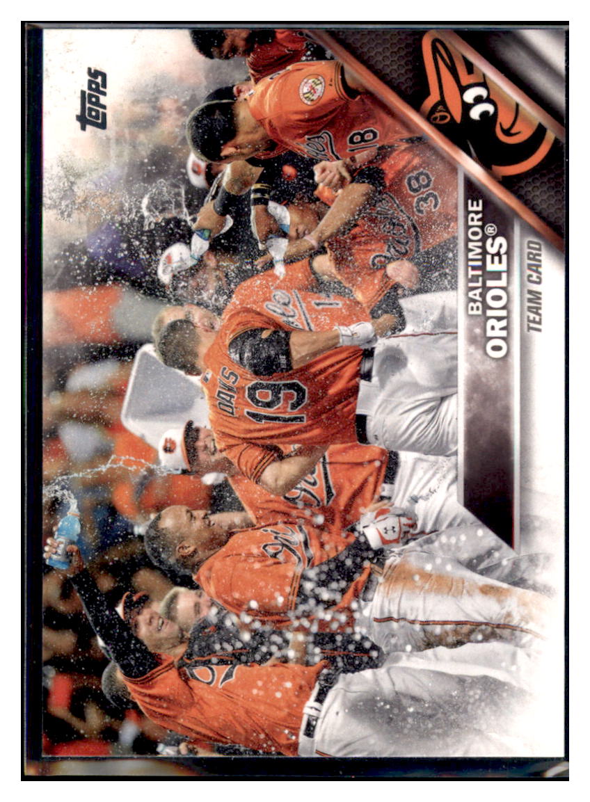 2016 Topps Baltimore Orioles SN50  Baltimore Orioles #238 Baseball card   MATV4A simple Xclusive Collectibles