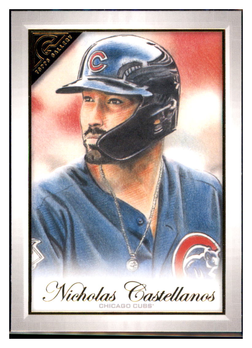 2019 Topps Gallery Nicholas
Castellanos Chicago Cubs #57 Baseball
card MATV4A simple Xclusive Collectibles