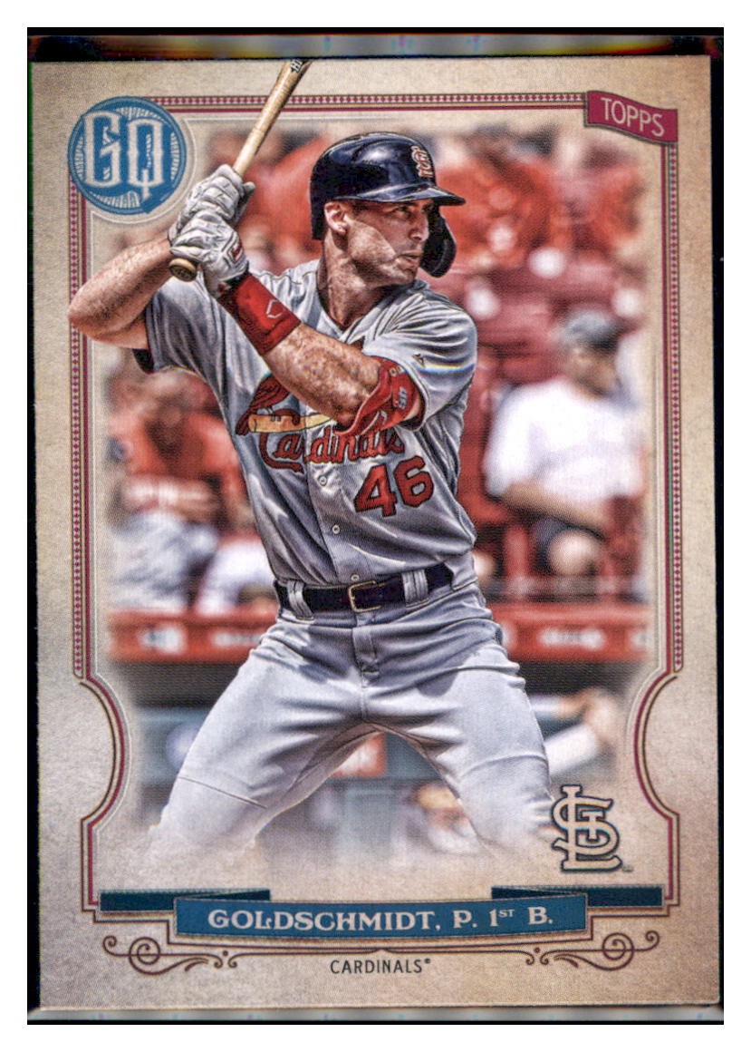 2020 Topps Gypsy Queen Paul
Goldschmidt St. Louis Cardinals #47
Baseball card MATV4A simple Xclusive Collectibles