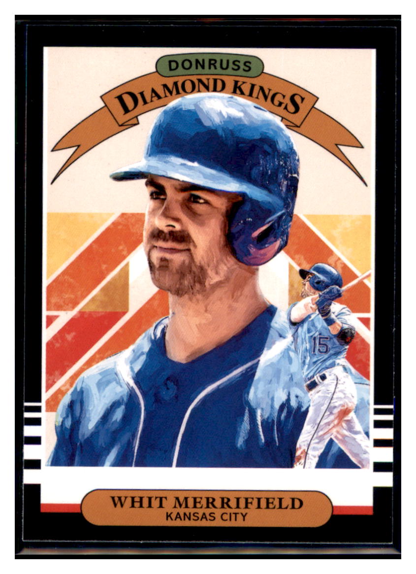 2019 Donruss Whit Merrifield  Kansas City Royals #10 Baseball card   MATV4A simple Xclusive Collectibles