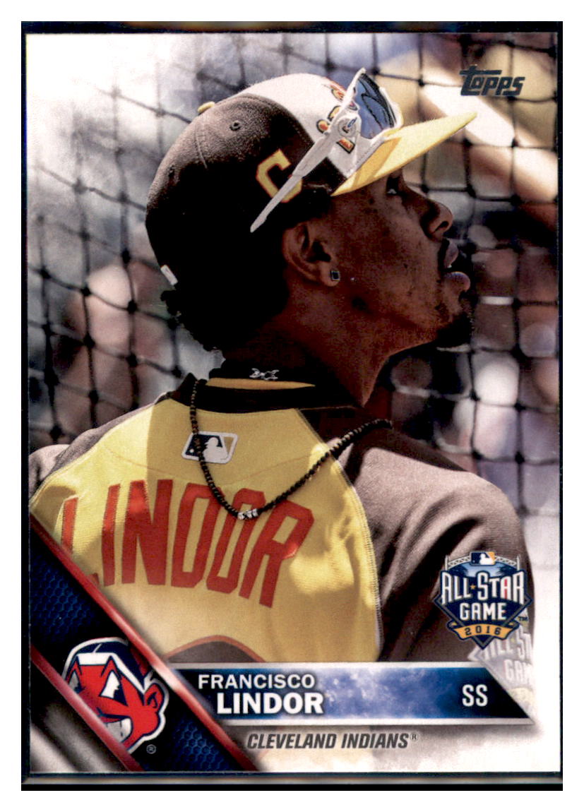 2016 Topps Update Francisco Lindor  Cleveland Indians #US275 Baseball card   MATV4A simple Xclusive Collectibles   