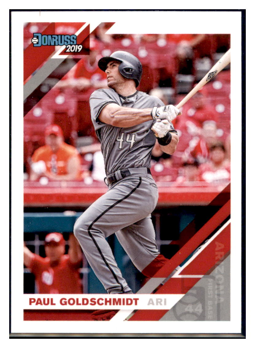 2019 Donruss Paul Goldschmidt  Arizona Diamondbacks #152 Baseball
  card   MATV4A simple Xclusive Collectibles