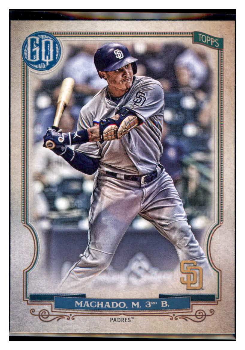 2020 Topps Gypsy Queen Manny Machado San Diego Padres #292 Baseball card MATV4A simple Xclusive Collectibles