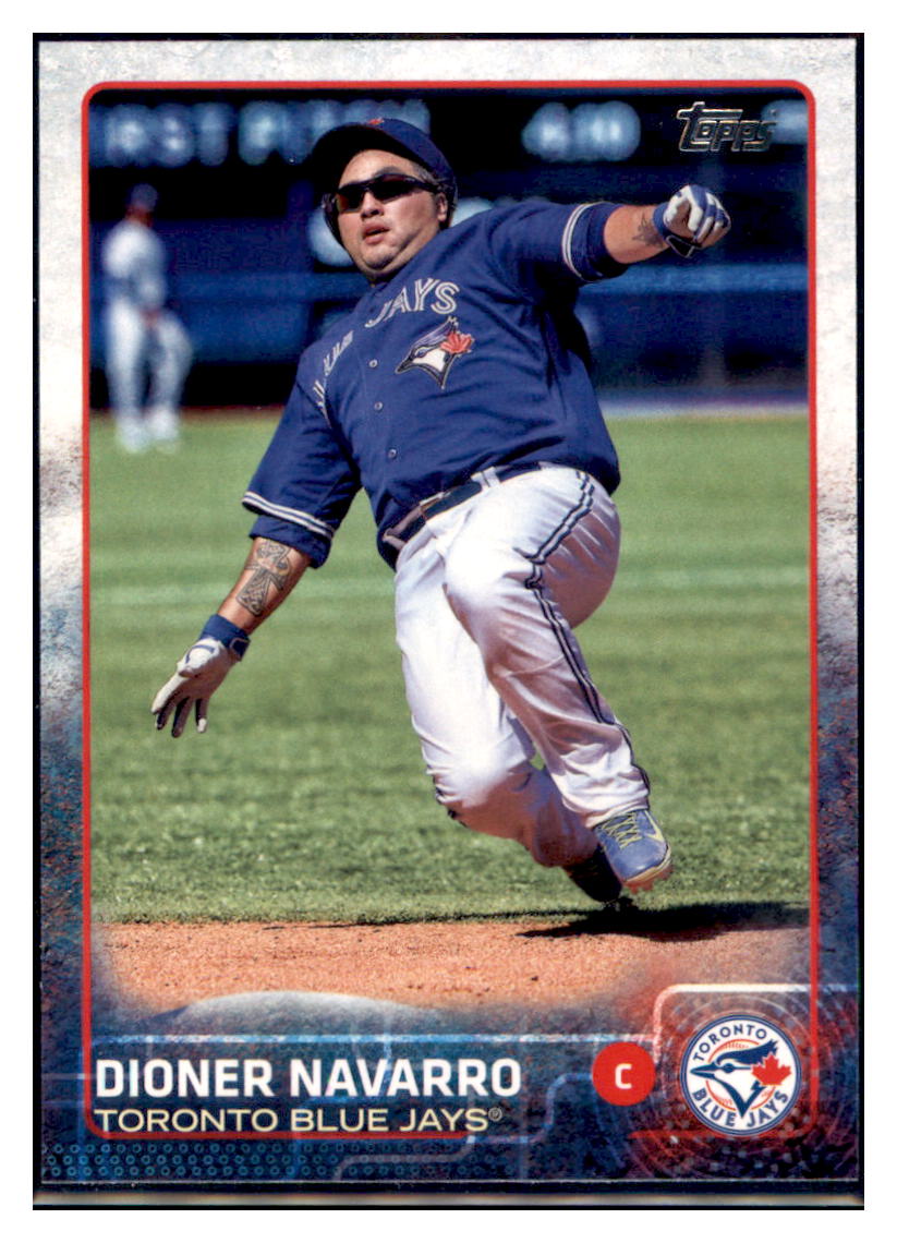 2015 Topps Dioner Navarro Toronto Blue Jays #226 Baseball card MATV4A_1a simple Xclusive Collectibles