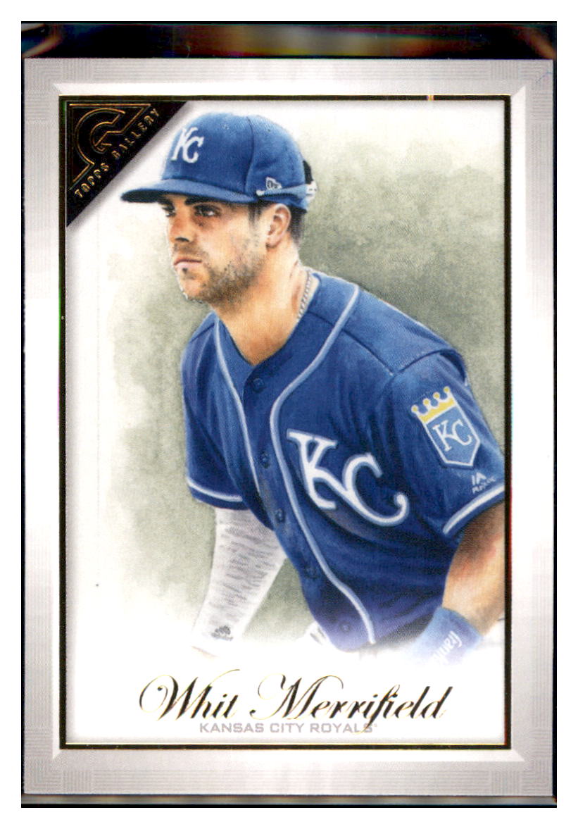 2019 Topps Gallery Whit Merrifield  Kansas City Royals #84 Baseball card   MATV4A simple Xclusive Collectibles